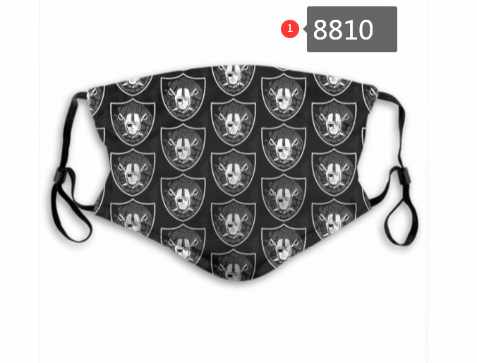 Oakland Raiders Dust mask with filter->nfl dust mask->Sports Accessory
